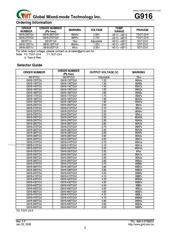 G916-160TOU