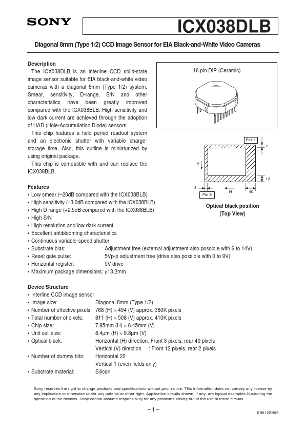 ICX038DLB