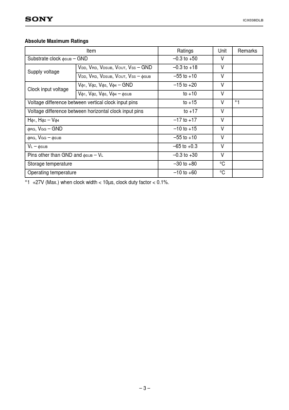 ICX038DLB