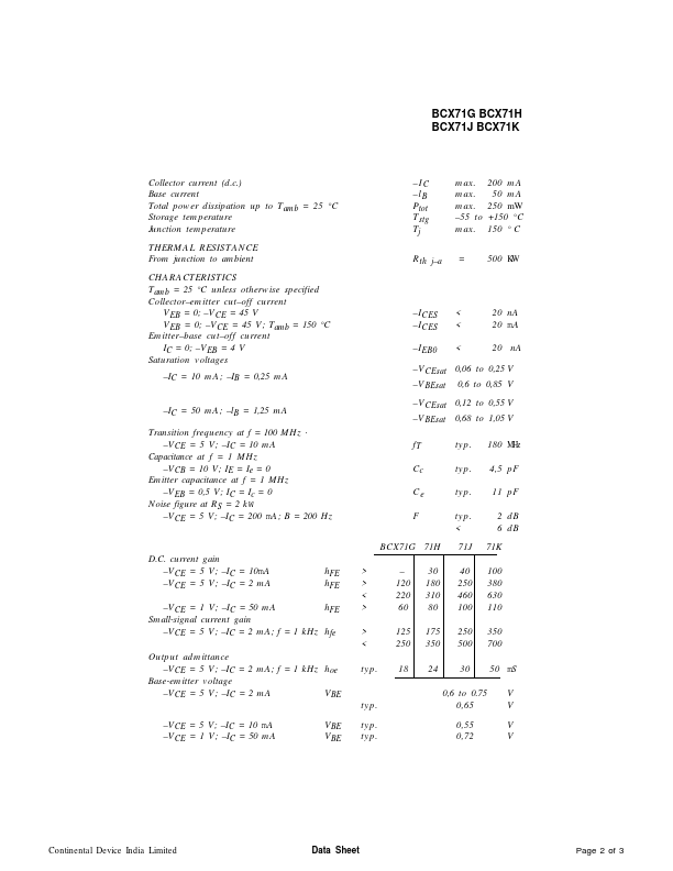 BCX71K