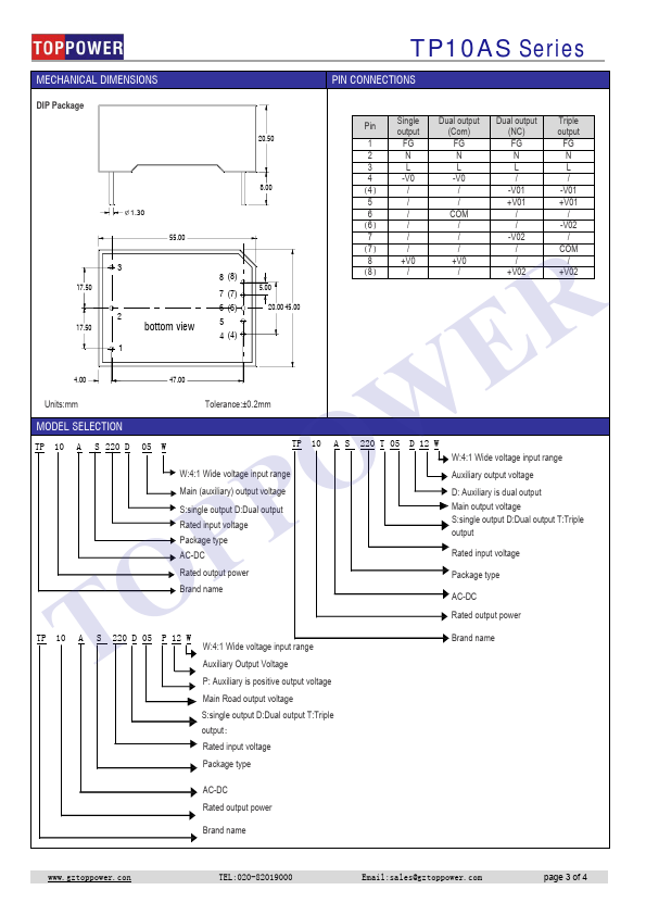 TP10AS220D05P15