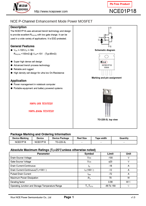 NCE01P18