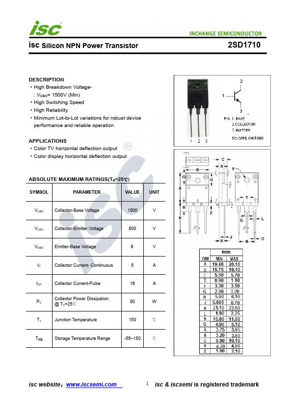 2SD1710