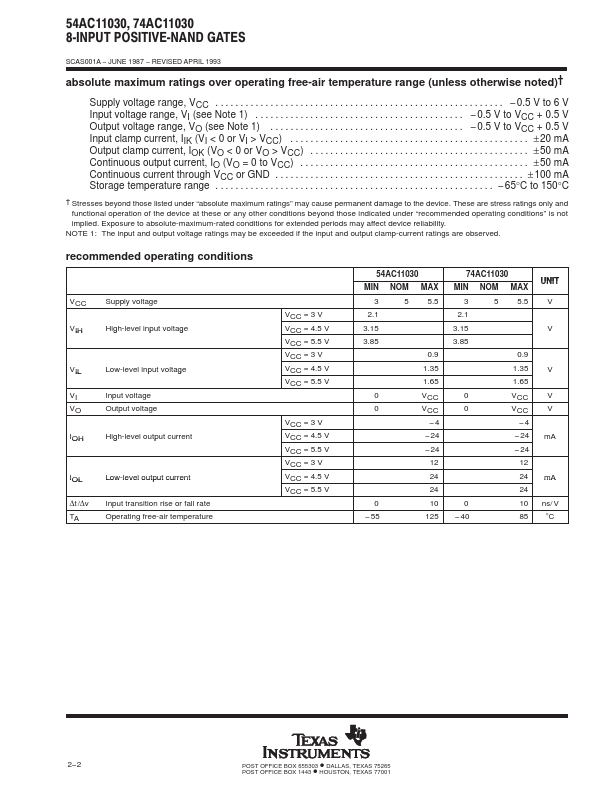 74AC11030