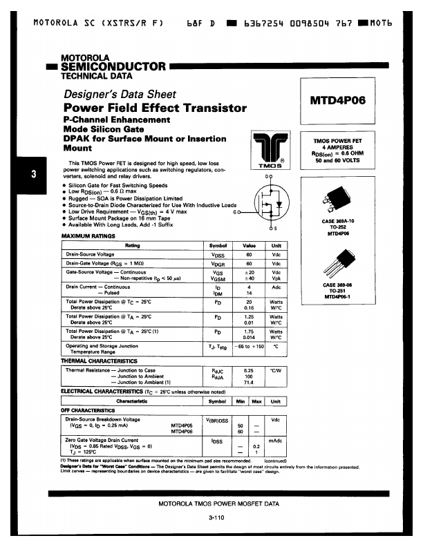 MTD4P06