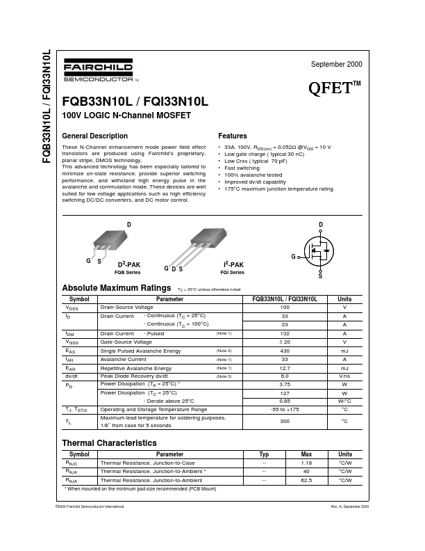 FQI33N10L