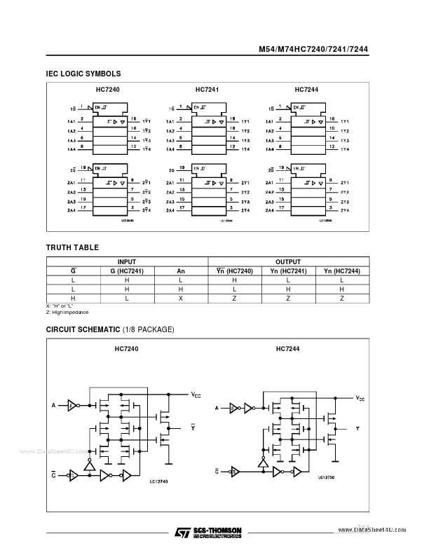 74HC7240