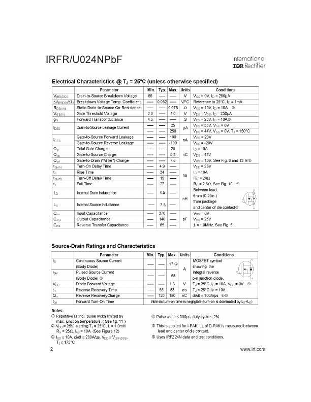 IRFR024NPBF