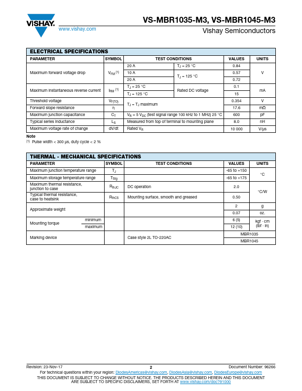 VS-MBR1035-M3