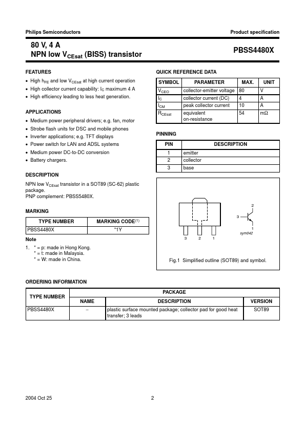 PBSS4480X