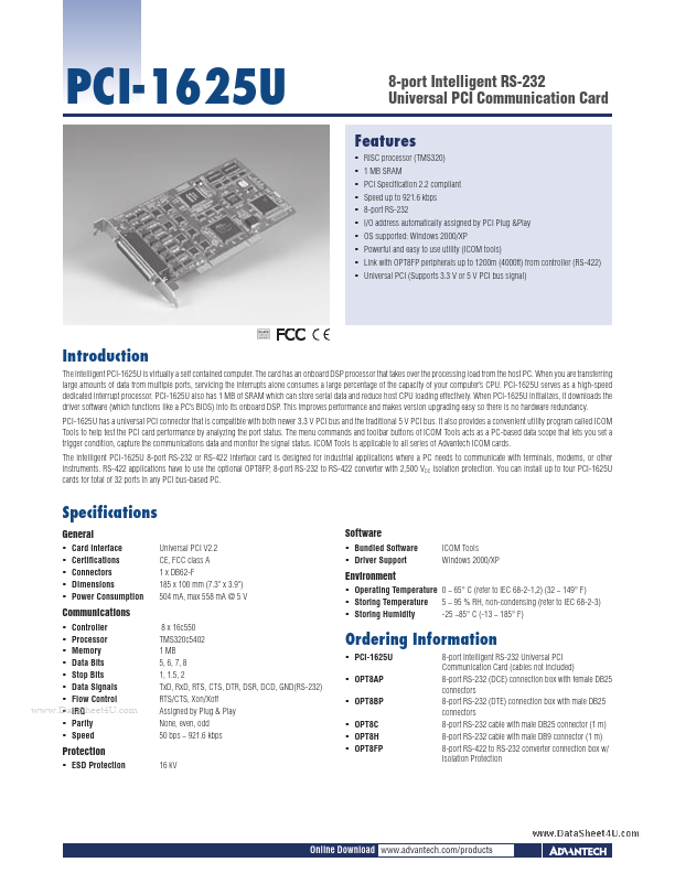 PCI-1625U