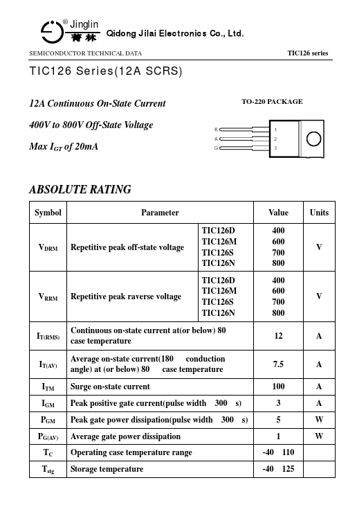 TIC126D