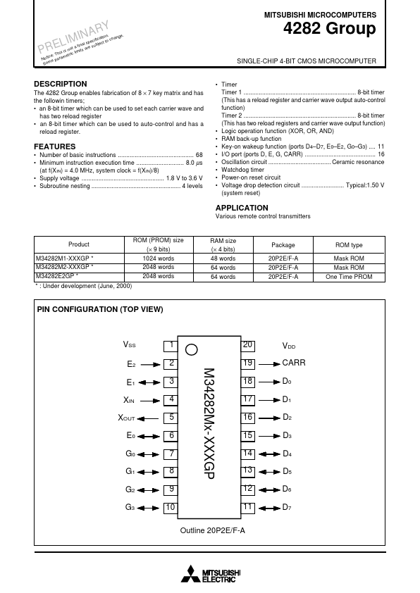 M34282E2GP