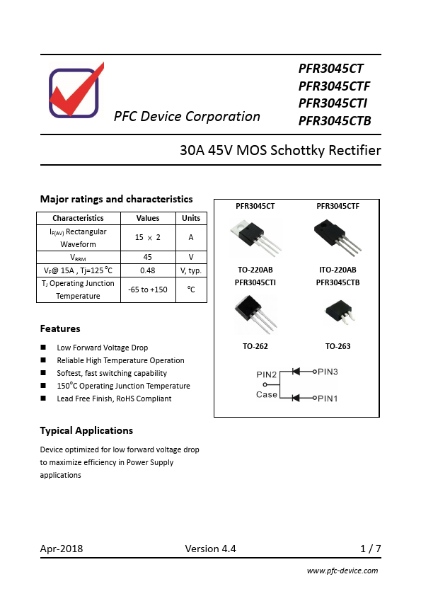 PFR3045CTF