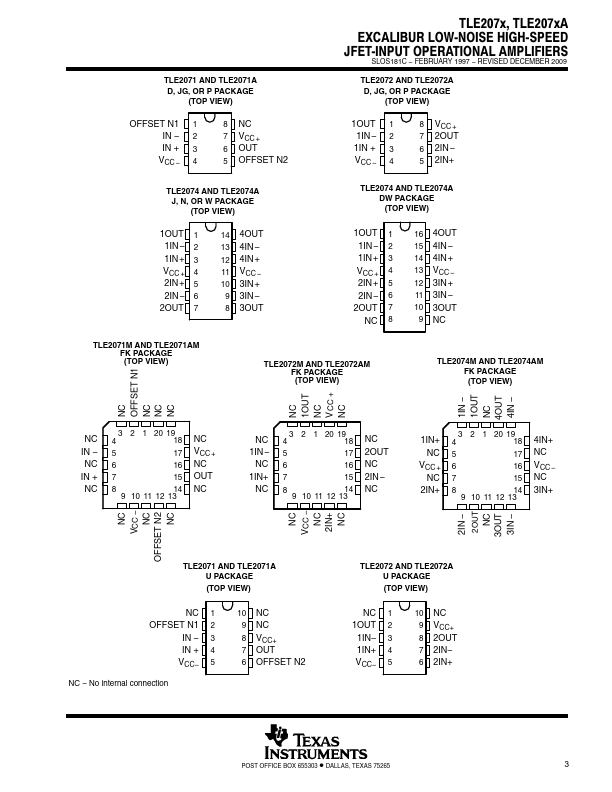 TLE2074A