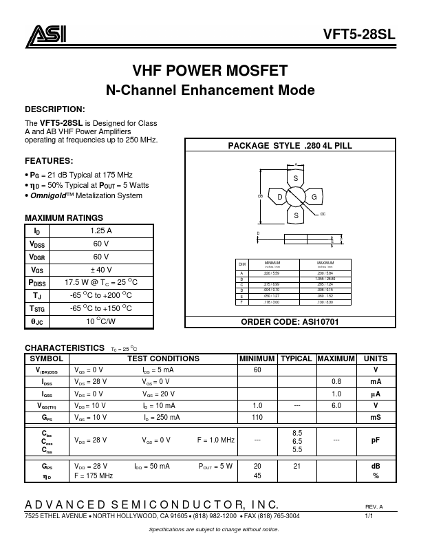 VFT5-28SL