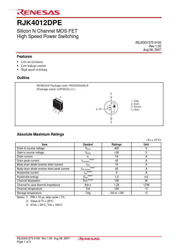 RJK4012DPE