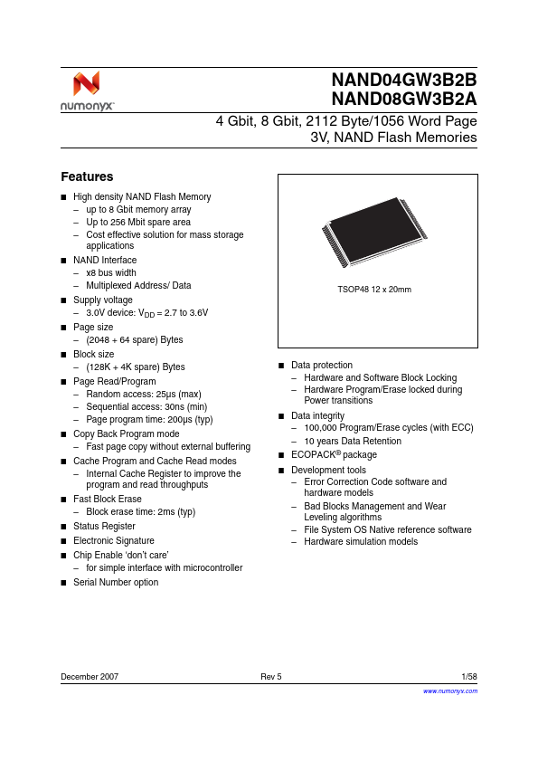 NAND04GW3B2B