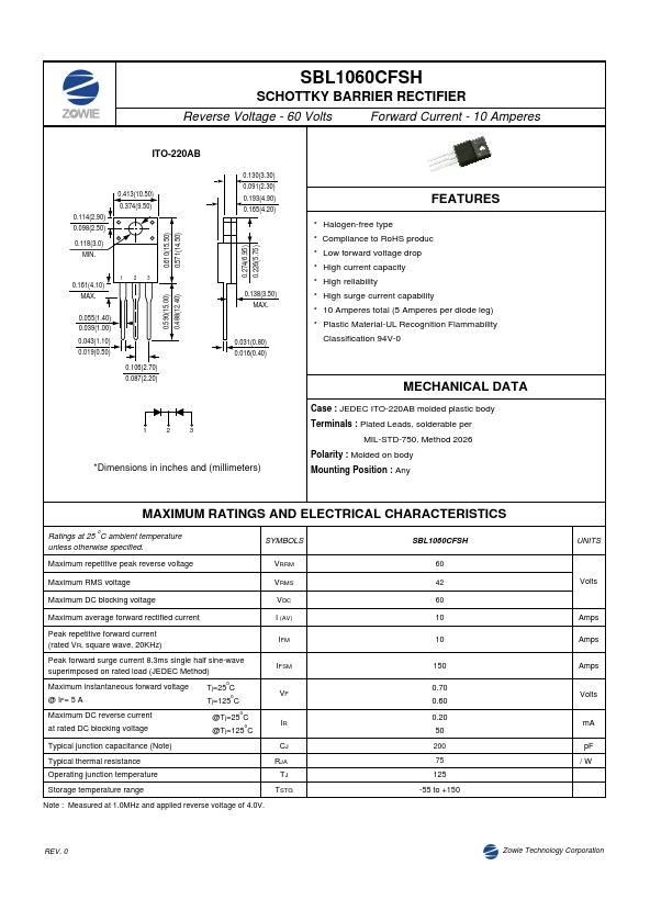 SBL1060CFSH