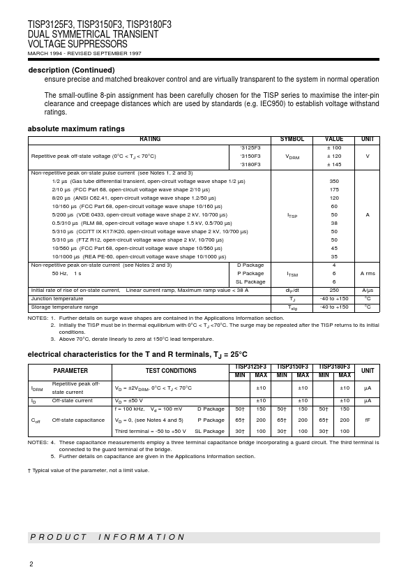 TISP3150F3