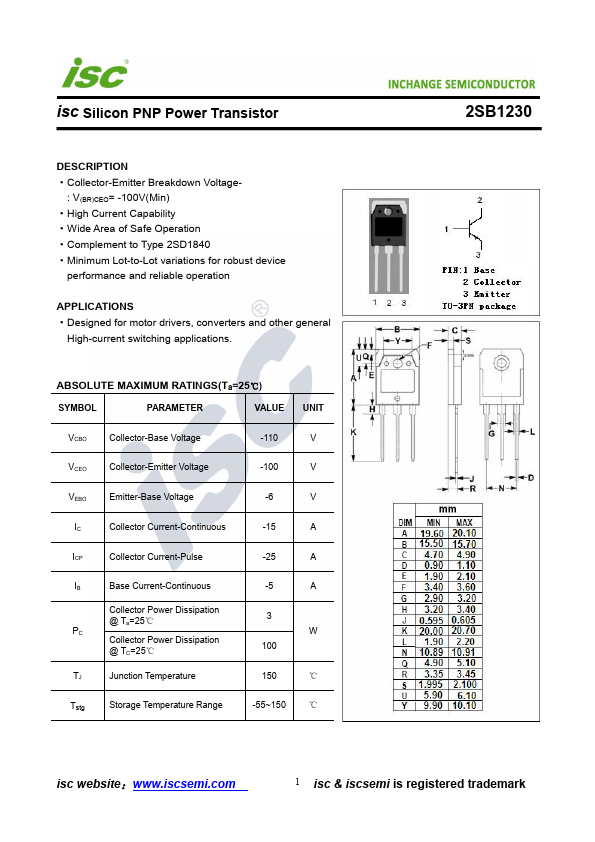 2SB1230