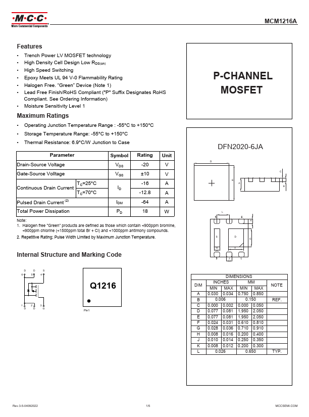 MCM1216A