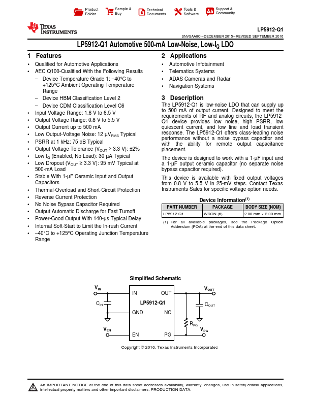 LP5912-Q1