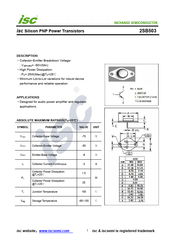 2SB503