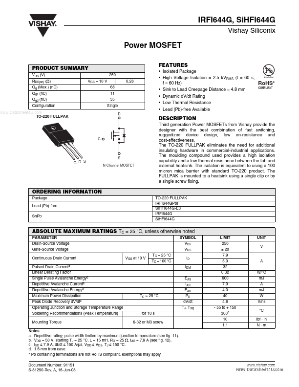 SiHFI644G