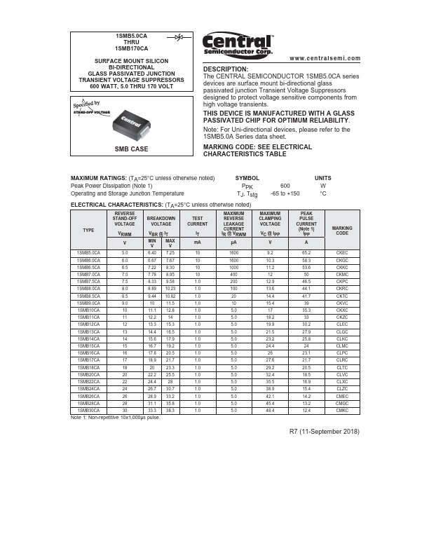 1SMB150CA