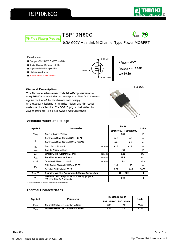 TSP10N60C