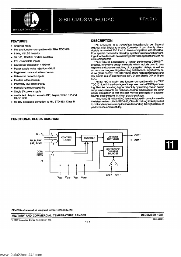 IDT75C18