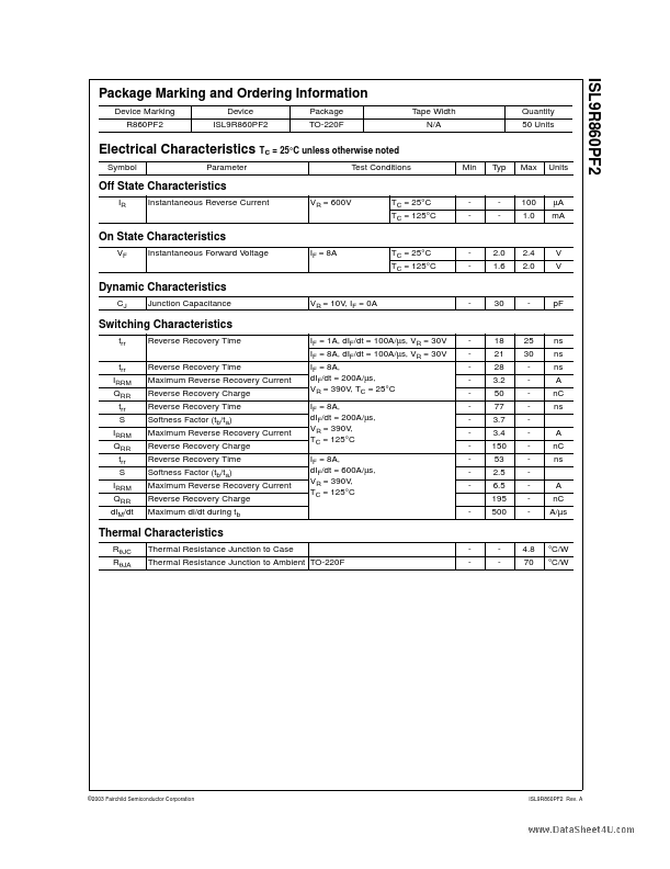 ISL9R860PF2