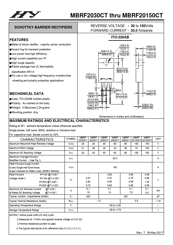 MBRF2050CT