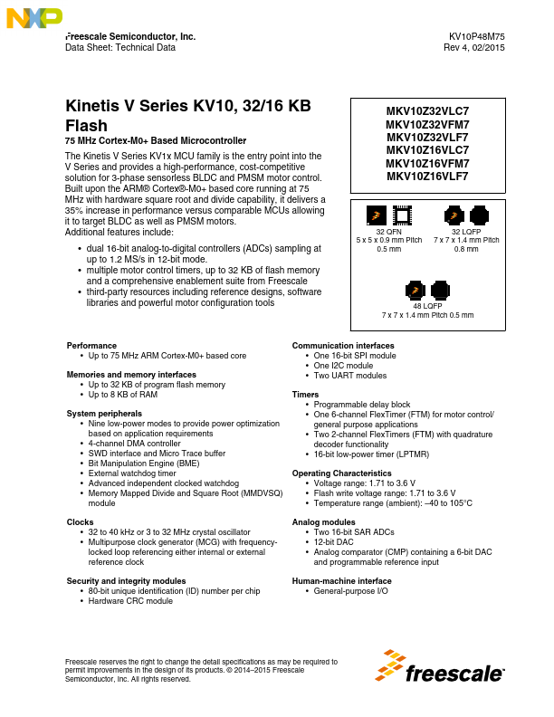 MKV10Z16VLF7