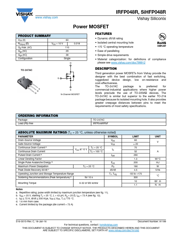 SiHFP048R