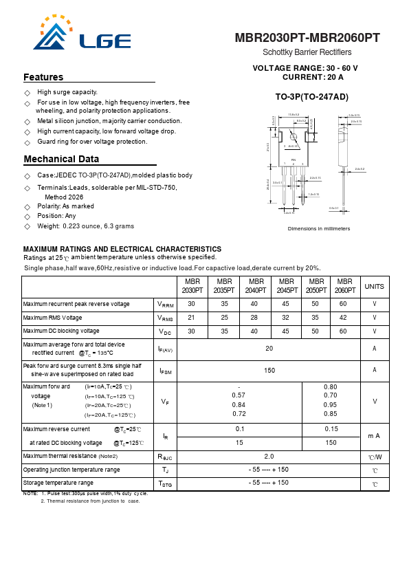 MBR2040PT