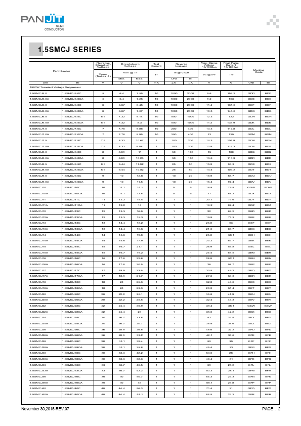 1.5SMCJ18