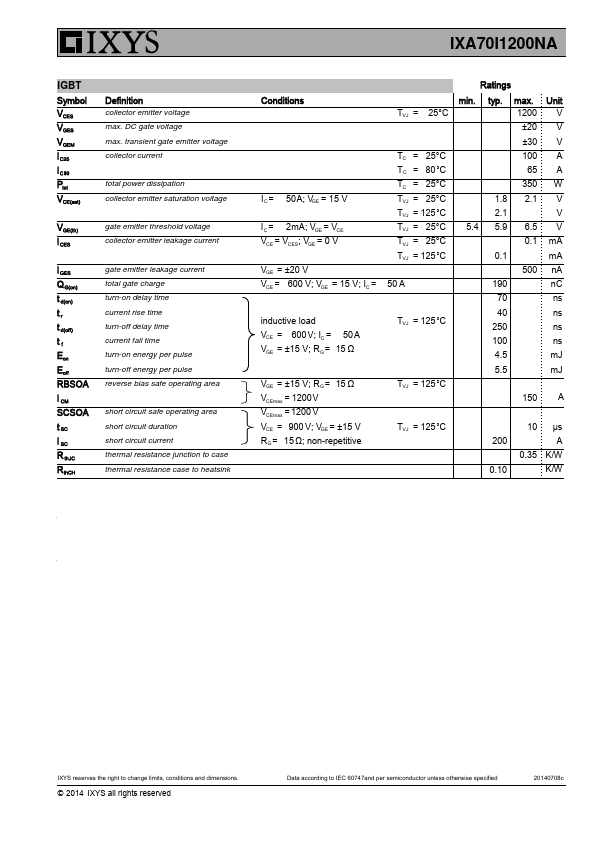 IXA70I1200NA