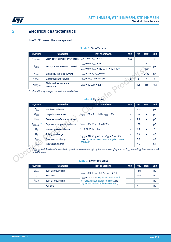 STFI11NM65N