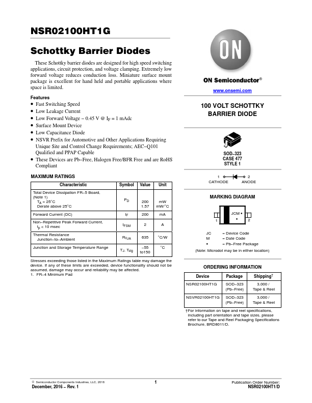 NSR02100HT1G