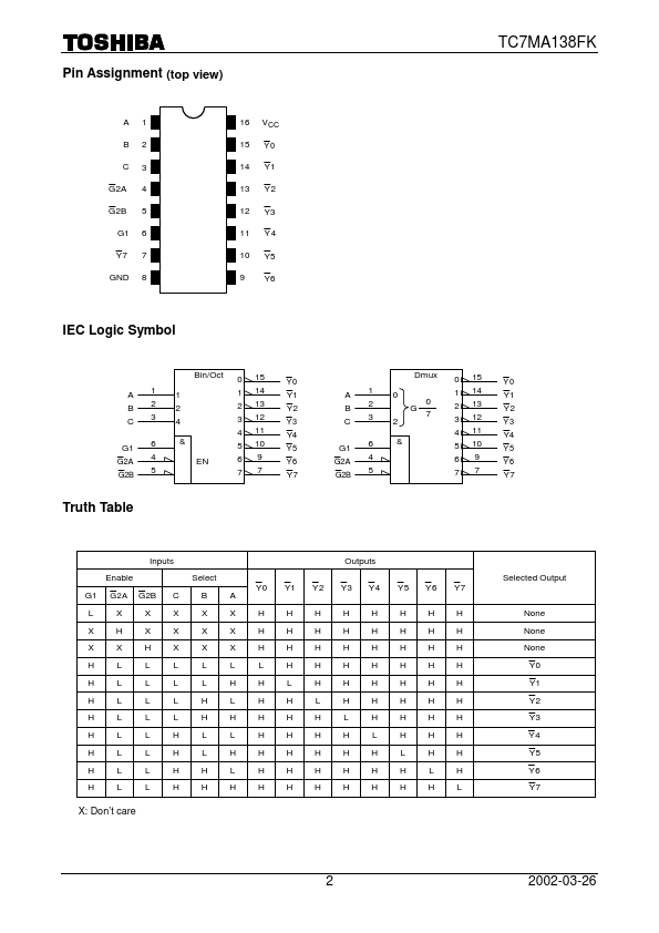 TC7MA138FK