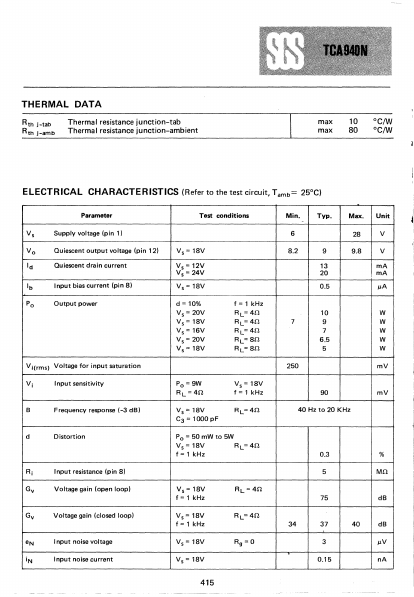 TCA940N