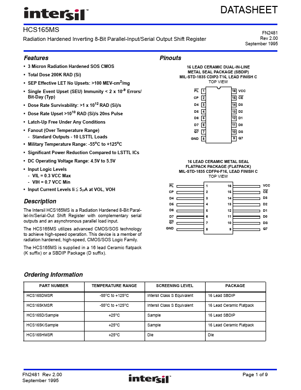 HCS165MS