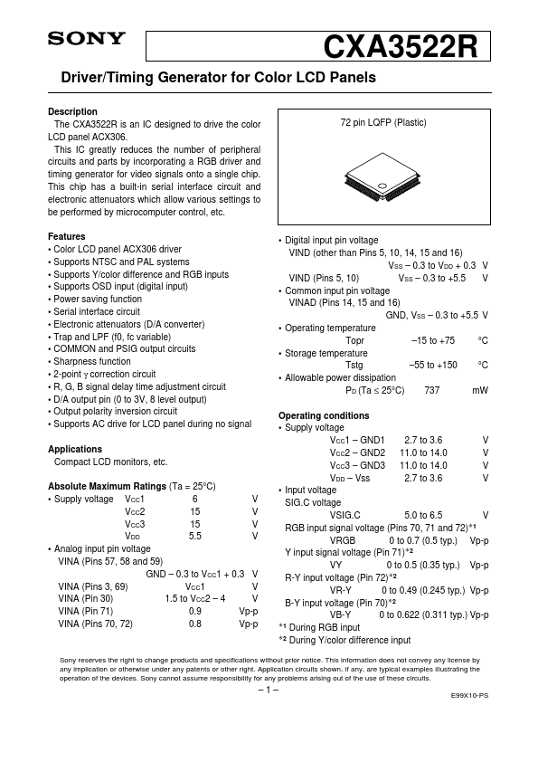 CXA3522R