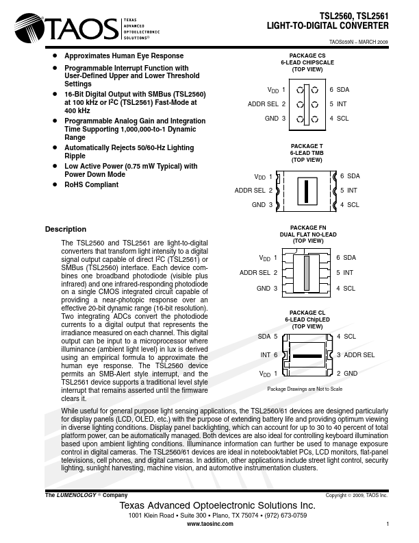 TSL2560