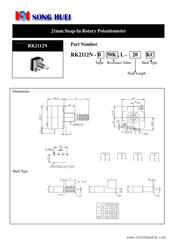 RK2112N-B50K