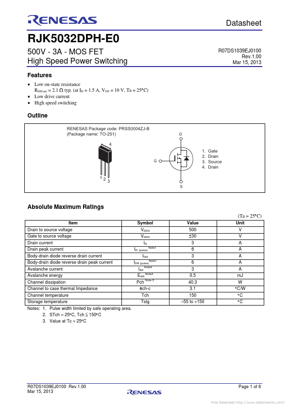 RJK5032DPH-E0