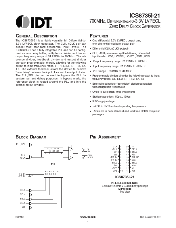 ICS8735I-21