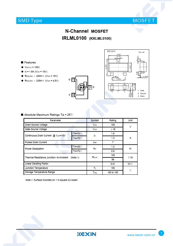 IRLML0100